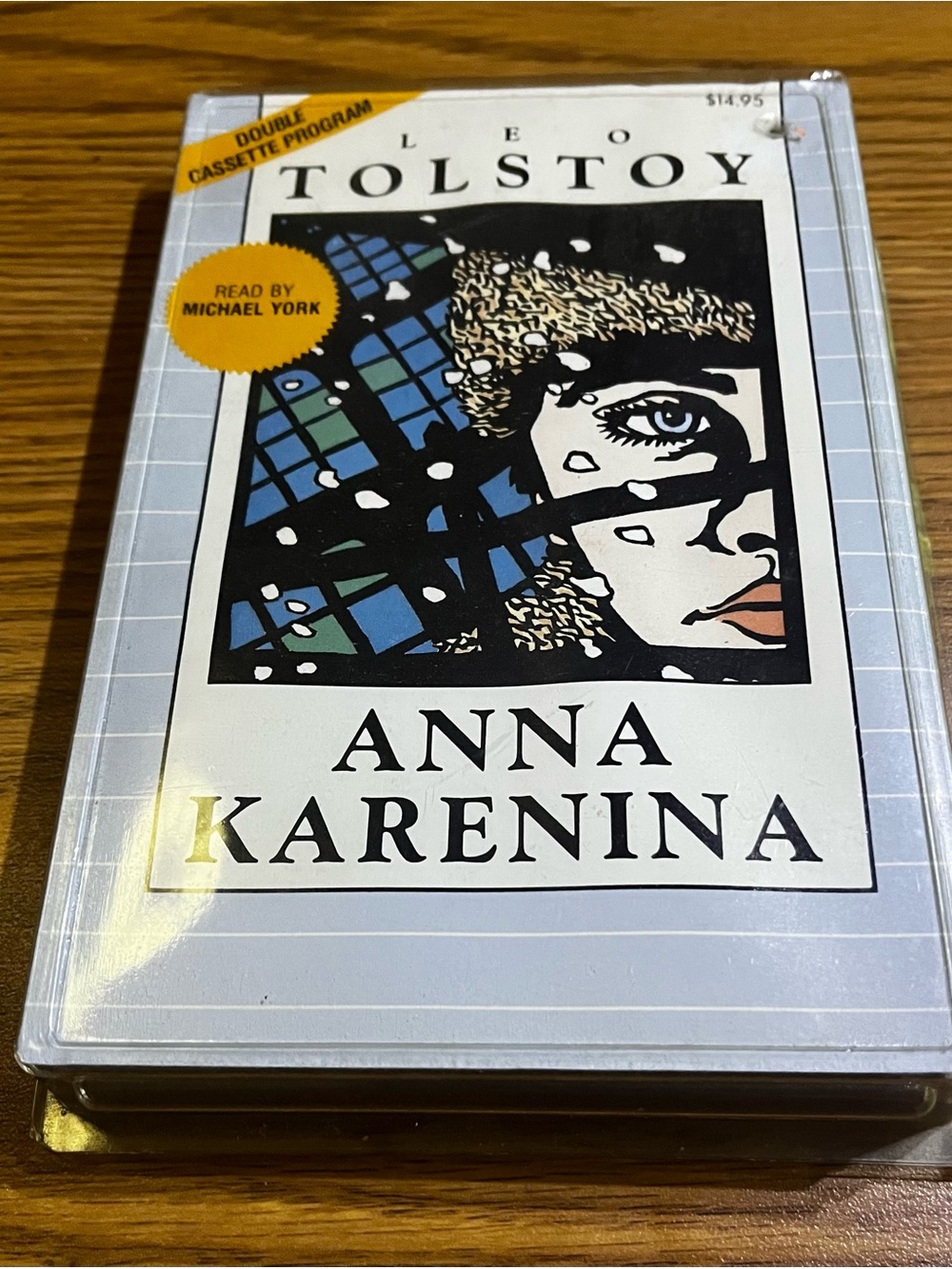 Leo Tolstoy’s Anna Karenina Audiobook Double Cassette - White Cover